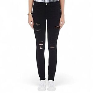 Frame Le Skinny de Jeanne Ripped Jeans